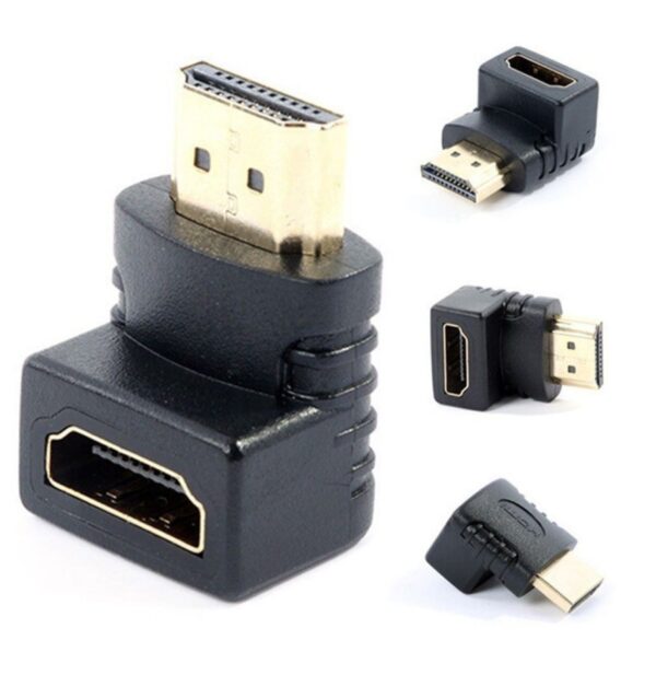 Adaptador HDMI em L 90 graus